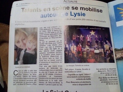 ARTICLE DE PRESSE