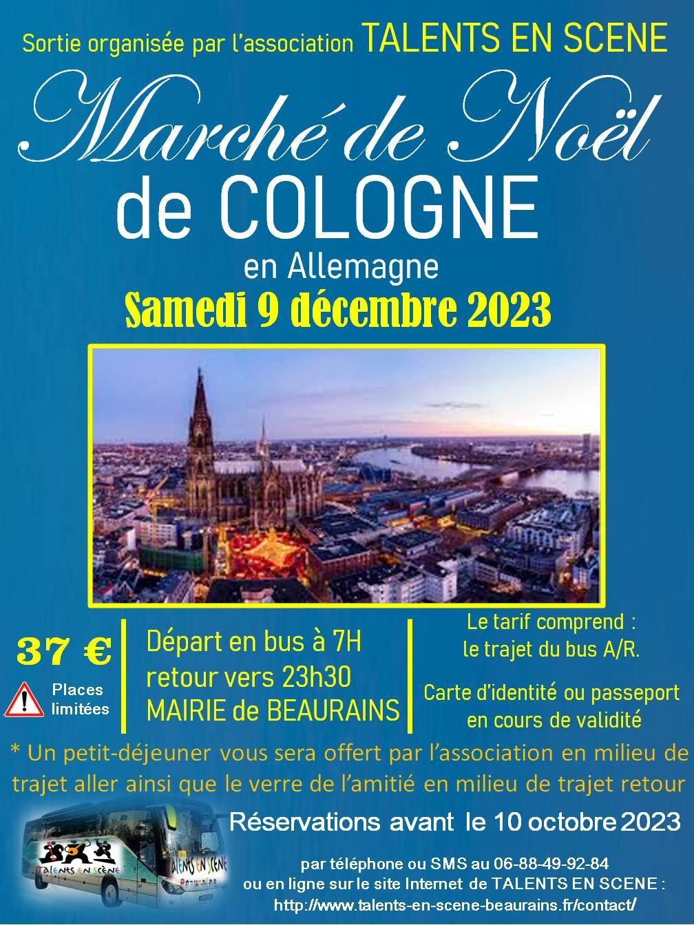 Affiche cologne 2023