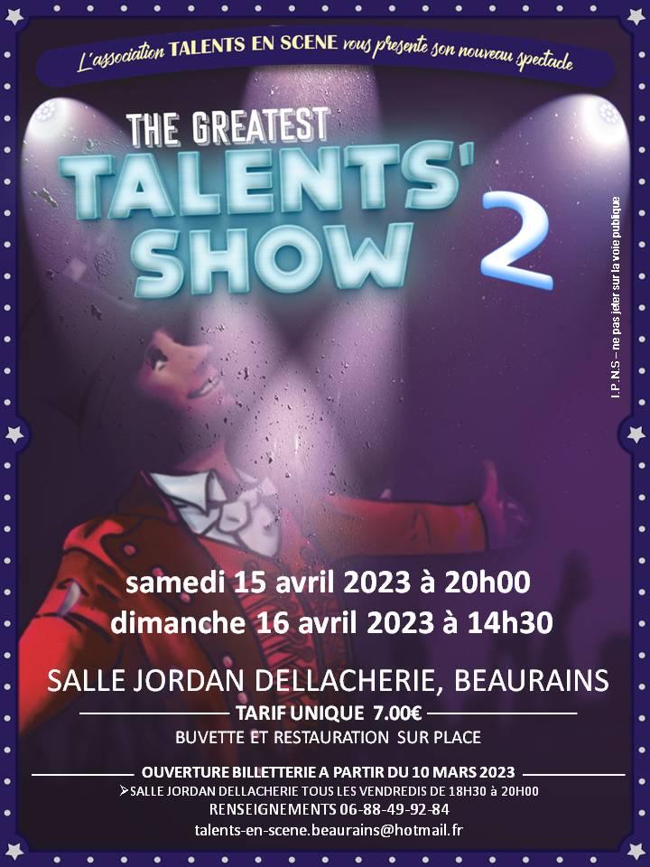 Affiche greatest talents show 2