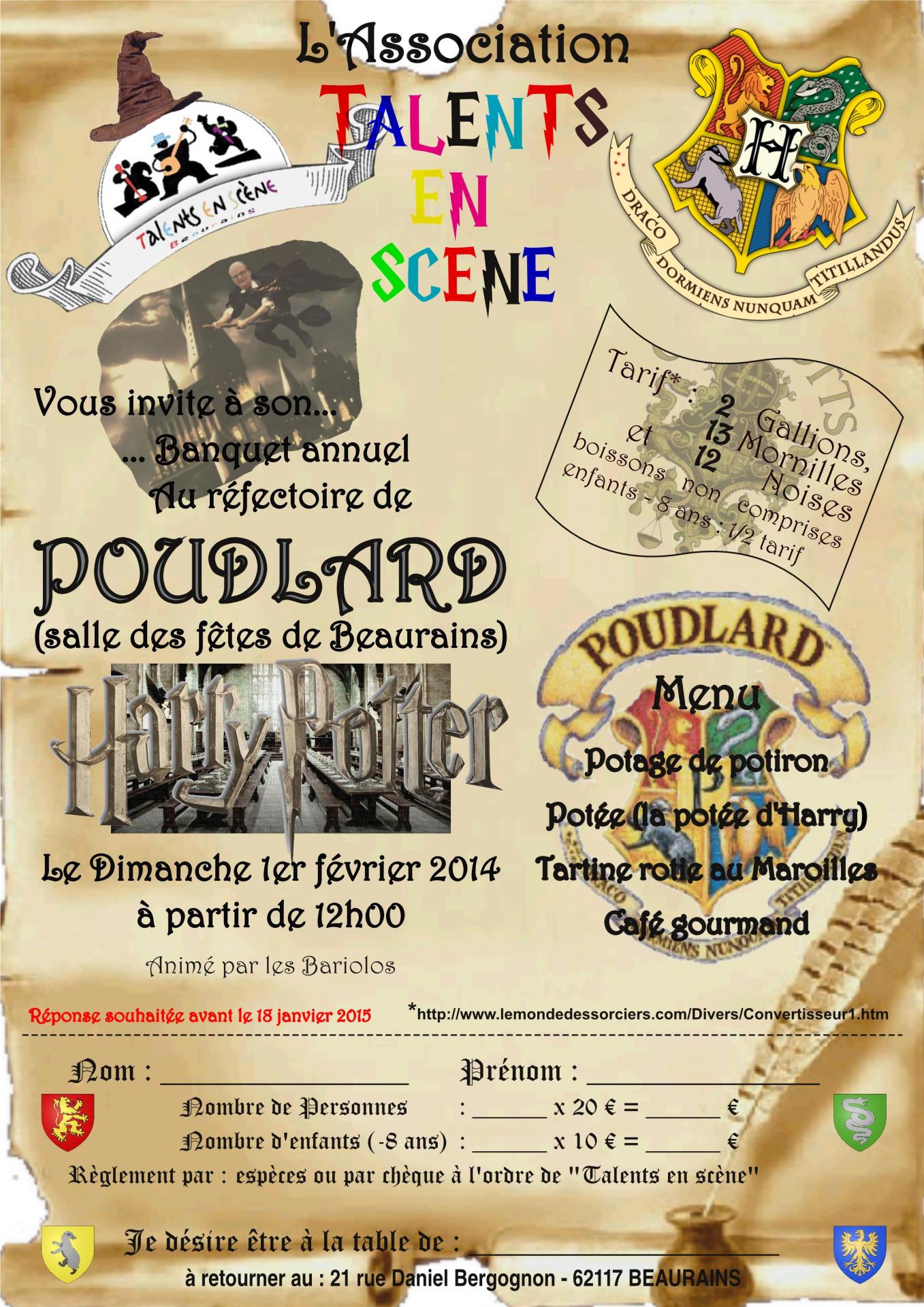 Affiche harry potter