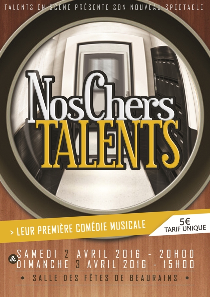 Affiche nos chers talents