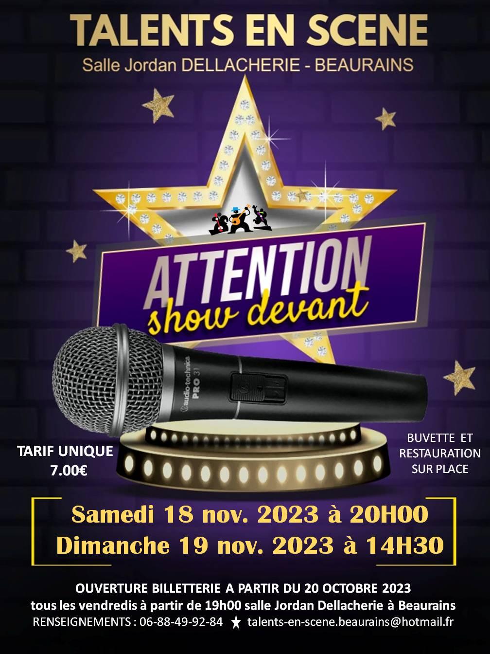 Attention show devant 2023